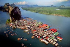 Dorf am Phang Nga Nationalpark